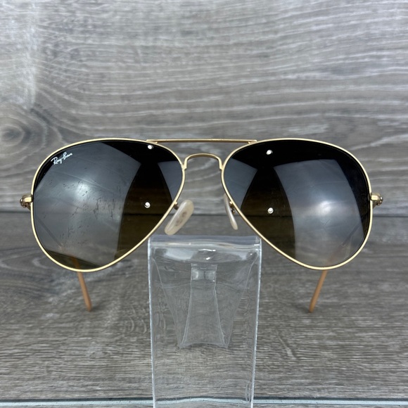 Ray-Ban Other - Ray-Ban 58014 Gold Metal Frame Aviator Sunglasses Brown Lenses **Frames Only**